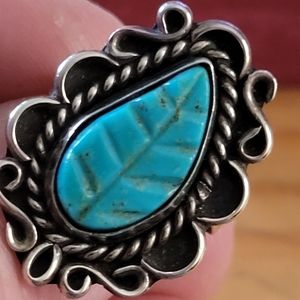 Navajo vintage turquoise/sterling